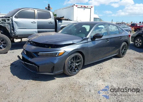 2025 Honda Civic Hybrid Sport/Sport Touring z USA, uszkodzony, nr VIN 2HGFE4F89SH306033